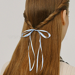 4Pcs 4 Colors Satin Hair Ties&nbsp;OHAR-GO0001-15