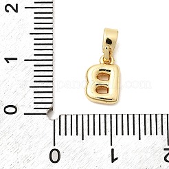 Brass Letter Charms&nbsp;LS-KK-G554-22G-B