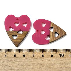 Resin and Walnut Pendants&nbsp;WOOD-I013-03A