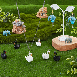 18Pcs 6 Styles 3D PVC Pendants&nbsp;KY-GA0001-39