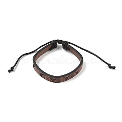 4Pcs 4 Styles PU Imitation Leather Braided Bracelets Sets&nbsp;BJEW-P335-01C