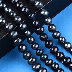 Natural Cultured Freshwater Pearl Beads Strands&nbsp;PEAR-N013-07G