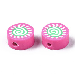Handmade Polymer Clay Beads&nbsp;CLAY-N008-037G
