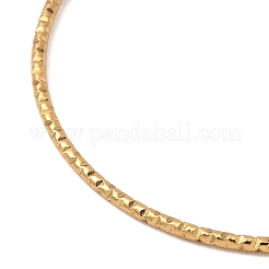 7Pcs PVD Vacuum Plating 304 Stainless Steel Textured Bangles Set for Women&nbsp;BJEW-A011-12D-G