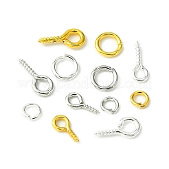 DIY 510Pcs 6 Style Iron Screw Eye Pin Peg Bails&nbsp;DIY-FS0005-34