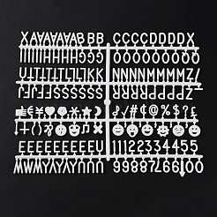 Letters & Numbers Felt Board&nbsp;DIY-XCP0003-24