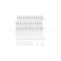 80Pcs Empty Portable Plastic Spray Perfume Bottle with 2Pcs Plastic Pump with 2Pcs Mini Transparent Plastic Funnel Hopper with 6Pcs Disposable Plastic Droppe&nbsp;AJEW-BC0007-50A