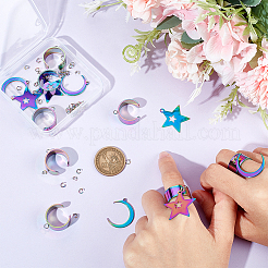 Charms Open Ring Making Kit&nbsp;STAS-UN0049-63