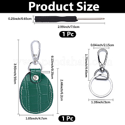 1 Set Cowhide Pendant Keychains&nbsp;KEYC-CL0001-26B