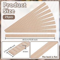 25Pcs Wood Ceiling Molding&nbsp;AJEW-OC0014-96B