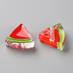 14Pcs 7 Style Transparent Enamel Acrylic Beads&nbsp;TACR-FS0001-18