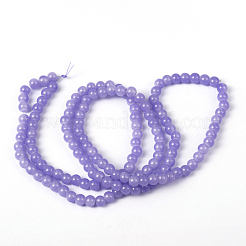 Imitation Jade Glass Beads Strands&nbsp;X-DGLA-S076-6mm-27