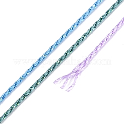 5 Rolls 9-Ply Braided Nylon Strings with Metallic Thread&nbsp;OCOR-Q062-01B