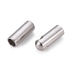 Tarnish Resistant 201 Stainless Steel Cord Ends&nbsp;STAS-F250-10P-F