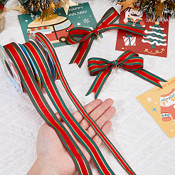 3Roll 3 Styles Polyester Striped Ribbon&nbsp;OCOR-DC0001-18