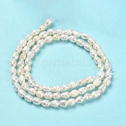 Natural Cultured Freshwater Pearl Beads Strands&nbsp;PEAR-E016-126