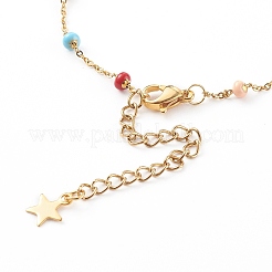 Stainless Steel Satellite Chain Anklets&nbsp;X-AJEW-AN00422