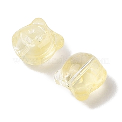 Transparent Spray Paint Glass Beads&nbsp;GLAA-Z011-01G