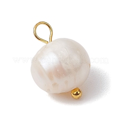 Natural Cultured Freshwater Pearl Pendants&nbsp;PALLOY-JF03091-02
