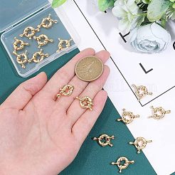 15 Sets Brass Spring Ring Clasps&nbsp;KK-FH0003-06