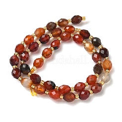 Natural Carnelian Beads Strands&nbsp;G-F809-A52-01