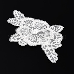 Organza Embroidered Cloth Sew on Patches&nbsp;LS-PATC-WH20001-05