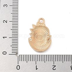 Alloy Enamel Pendants&nbsp;ENAM-A008-18KCG-02