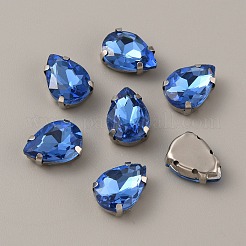 Teardrop Shape Sew on Rhinestone&nbsp;FIND-WH0128-86A-02