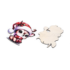 UV Single Face Printed Wood Pendant Decorations&nbsp;WOOD-N020-31