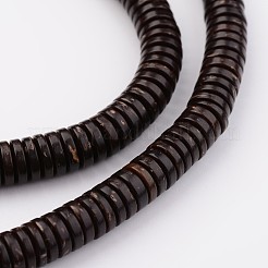 Natural Coconut Bead Strands&nbsp;X-BSHE-P021-23-6mm
