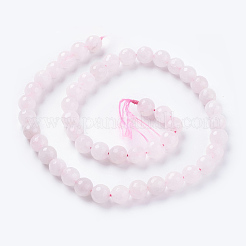Natural Rose Quartz Beads Strands&nbsp;G-G542-8mm-31