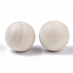 Natural Wooden Round Ball&nbsp;WOOD-T014-30mm