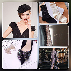 3Pcs Glitter Hotfix Rhinestone Sheet&nbsp;DIY-FG0007-44