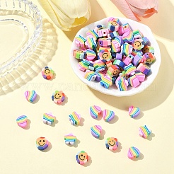 90Pcs 3 Styles Handmade Polymer Clay Beads&nbsp;CLAY-YW0002-37