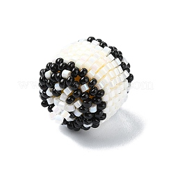 Seed Beads Beaded Charms&nbsp;PALLOY-MZ00290