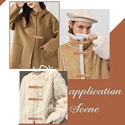 10 Sets Imitation Leather Alloy Button-down Metal Buttons for Bag Making&nbsp;FIND-GF0009-64A