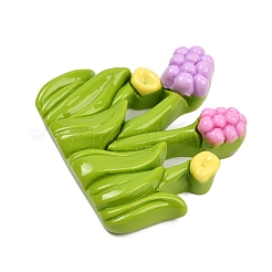 Opaque Resin Cabochons&nbsp;CRES-P037-01E