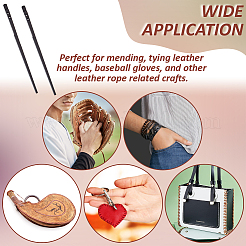 Steel Leather Rope Knitting Needles for Leather Repairing Weaving Crafts&nbsp;DIY-WH0750-027