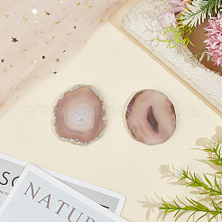 2Pcs Natural Agate Display Decorations&nbsp;DJEW-PA0001-03