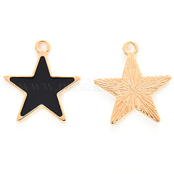 Alloy Enamel Pendants&nbsp;X-ENAM-R059-01C-RS
