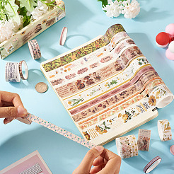 20pcs 5 Styles Scrapbooking Stickers&nbsp;DIY-TAC0029-03B