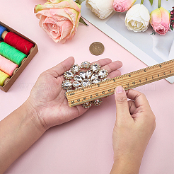 Brass Rhinestone Applique&nbsp;DIY-FG0009-87A