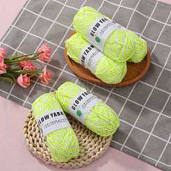 Luminous Two Tone Polyester Yarns&nbsp;OCOR-SZ0002-09A