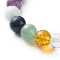 Natural Lava Rock Stretch Bracelet for Women Men&nbsp;BJEW-JB06831