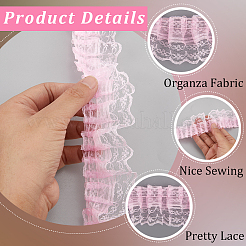 10M Polyester Pleated Lace Trim&nbsp;OCOR-CY0002-17A