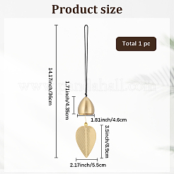 Brass Bell Pendants&nbsp;HJEW-WH20816-010G-F