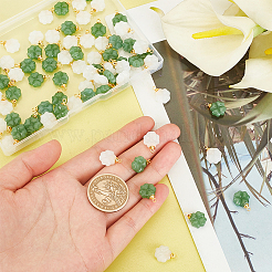 80Pcs 2 Colors Glass Charms&nbsp;GLAA-DC0001-09