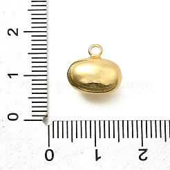Brass Oval Charms&nbsp;KK-S508-02G