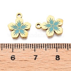 Ion Plating(IP) 316L Surgical Stainless Steel Charms&nbsp;STAS-H213-23G-01