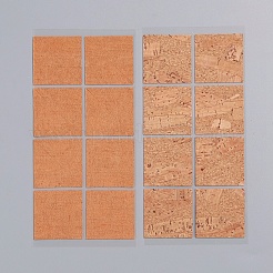 Triangle Shape Cork Label Stickers&nbsp;DIY-WH0163-93C